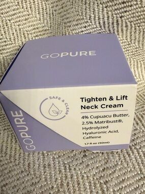 NIB GoPure Tighten & Lift Neck Cream